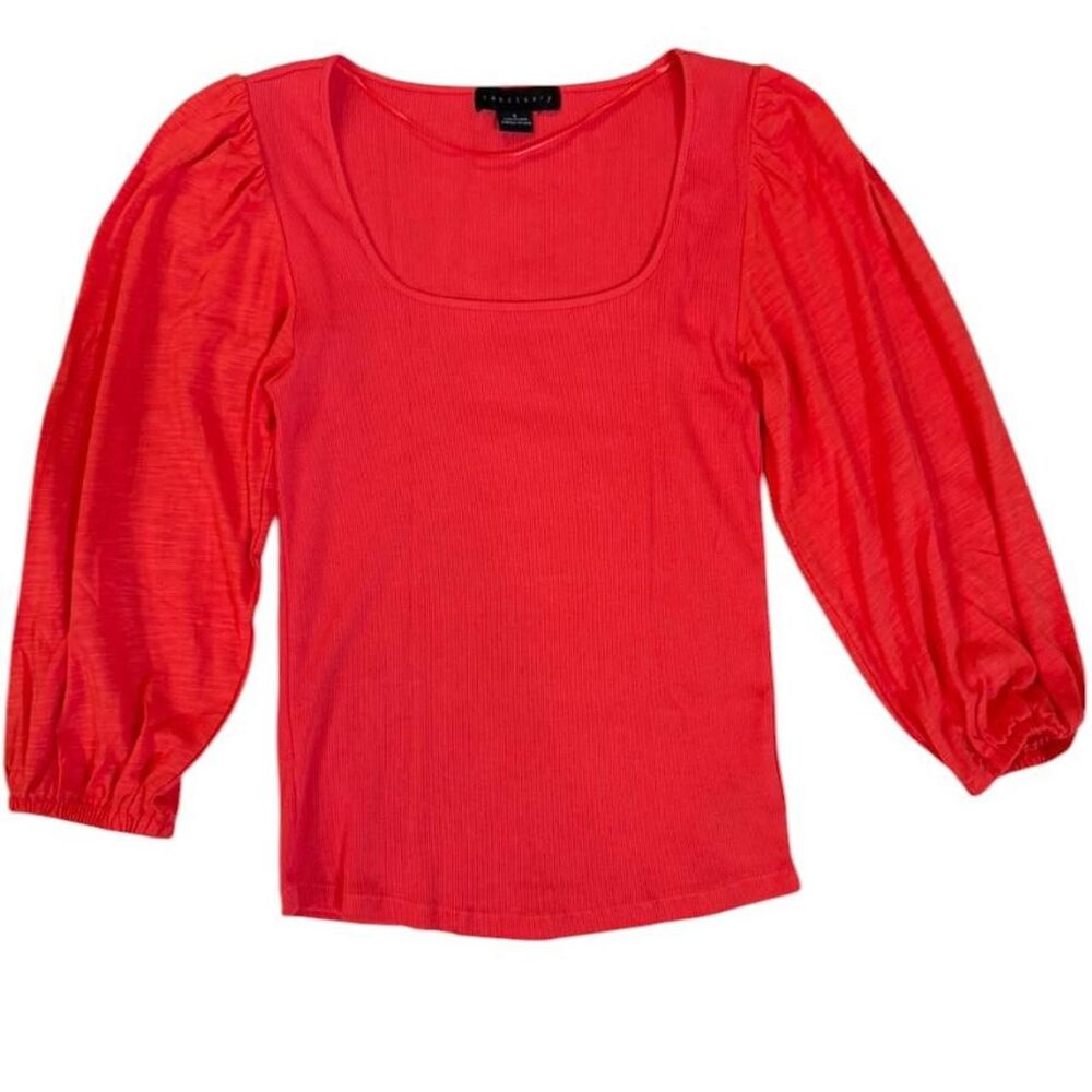 Sanctuary pink puff sleeve top